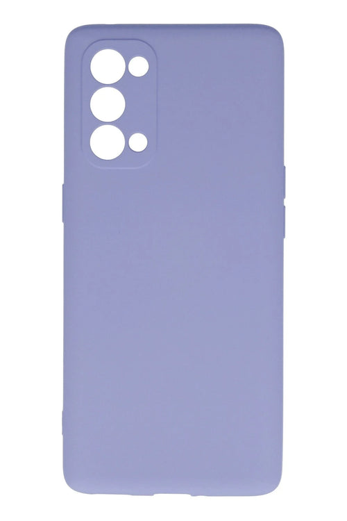 Newface Oppo Reno 5 Pro Kılıf Nano içi Kadife Silikon - Lila