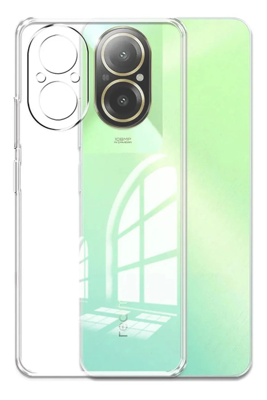 Newface Realme 12 Lite Kılıf Lüx Şeffaf Silikon