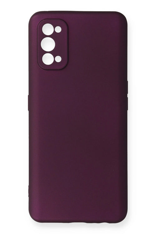 Newface Realme 7 Pro Kılıf First Silikon - Mürdüm
