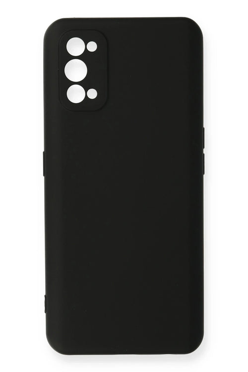 Newface Realme 7 Pro Kılıf Nano içi Kadife Silikon - Siyah