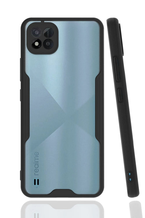 Newface Realme C11 2021 Kılıf Platin Silikon - Siyah