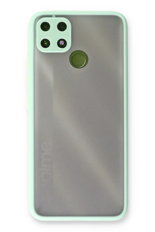 Newface Realme C25 Kılıf Montreal Silikon Kapak - Turkuaz