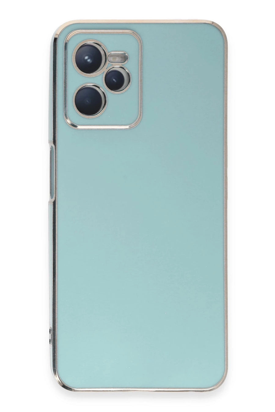 Newface Realme C35 Kılıf Volet Silikon - Açık Yeşil