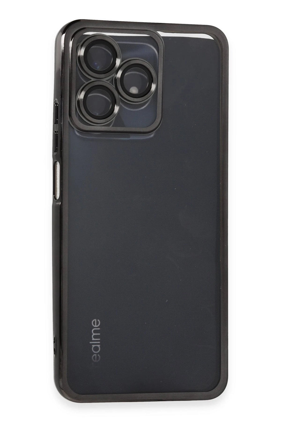 Newface Realme C53 Kılıf Razer Lensli Silikon - Siyah