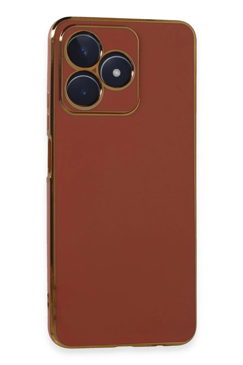 Newface Realme C53 Kılıf Volet Silikon - Kırmızı