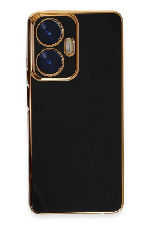 Newface Realme C55 Kılıf Volet Silikon - Siyah