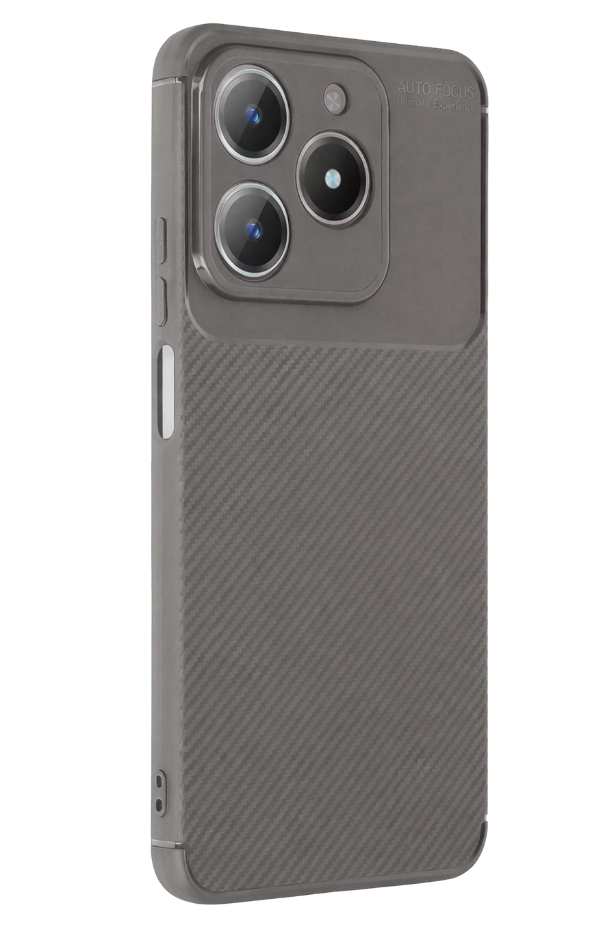 Newface Realme C61 Kılıf Auto Focus Karbon Kapak - Gri