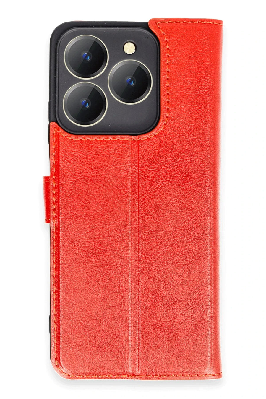 Newface Realme C63 Kılıf Trend S Plus Kapaklı Kılıf - Kırmızı
