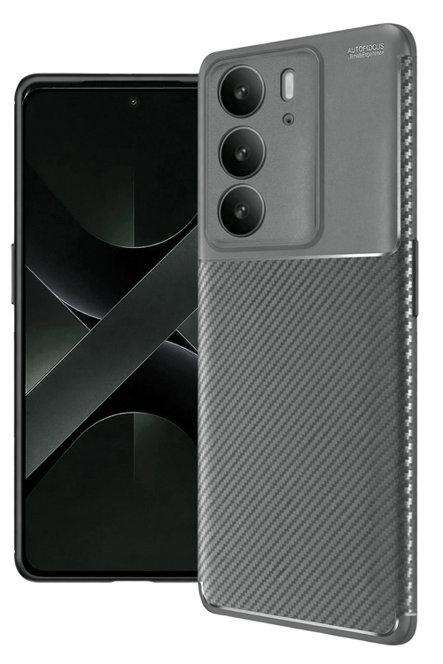 Newface Realme C75 4G Auto Focus Karbon Kapak - Gri