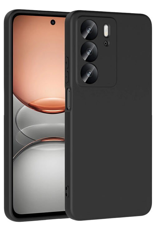 Newface Realme C75 4G First Silikon - Siyah