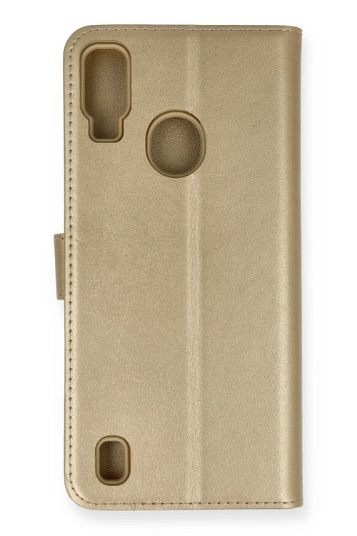 Newface Reeder P13 Blue Kılıf Trend S Plus Kapaklı Kılıf - Gold