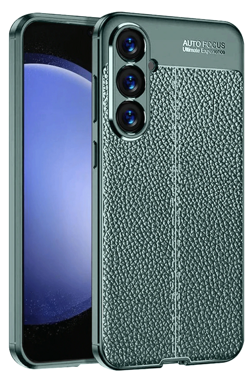 Newface Samsung A56 Kılıf Auto Focus Kapak - Koyu Yeşil