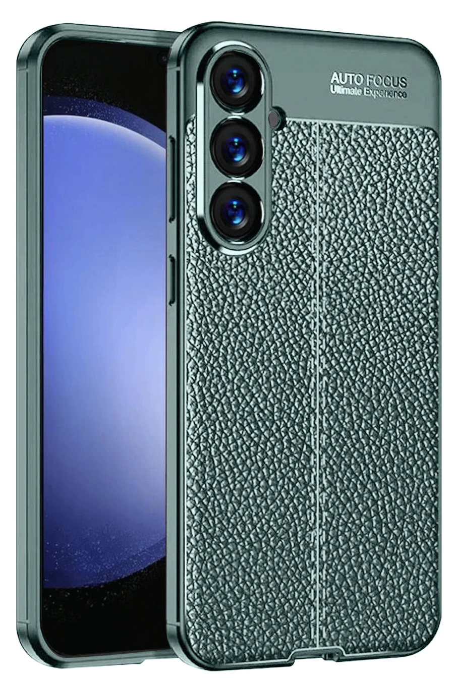 Newface Samsung A56 Kılıf Auto Focus Kapak - Koyu Yeşil