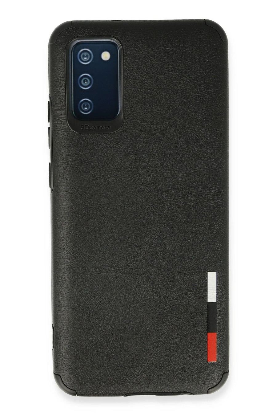Newface Samsung Galaxy A02S Kılıf Loop Deri Silikon - Siyah