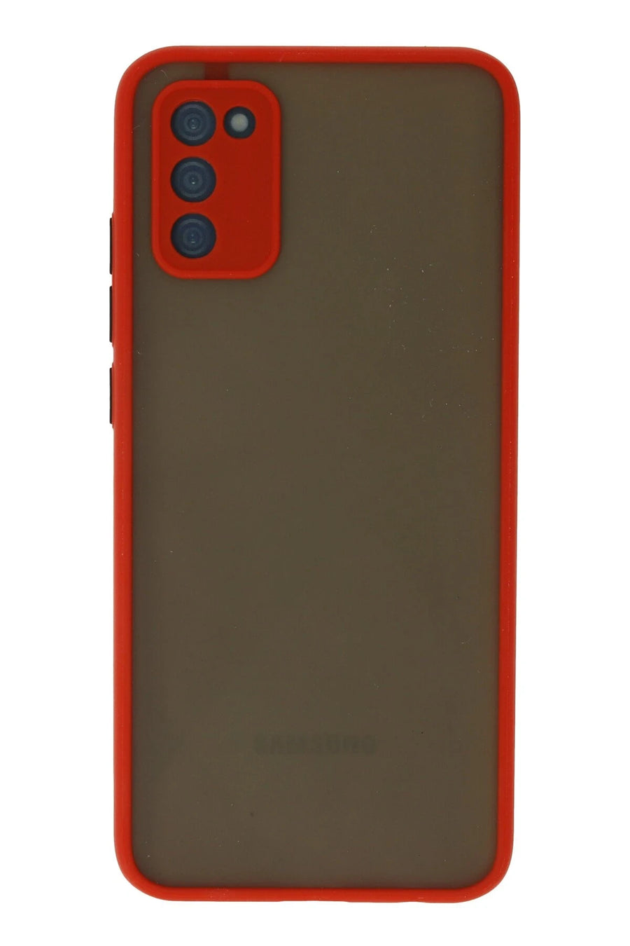 Newface Samsung Galaxy A02S Kılıf Montreal Silikon Kapak - Kırmızı