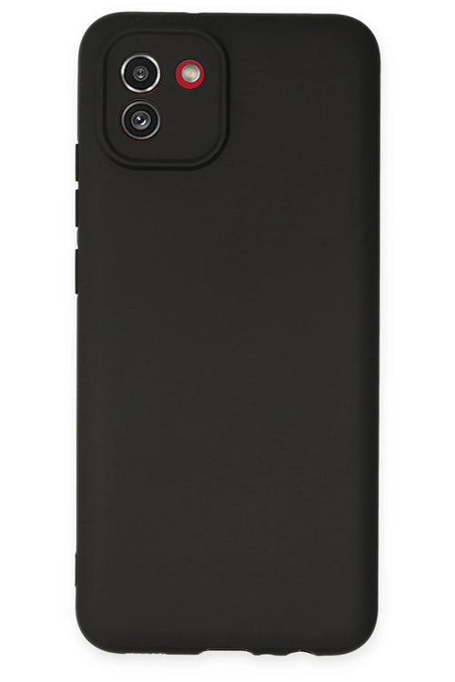 Newface Samsung Galaxy A03 Kılıf First Silikon - Siyah
