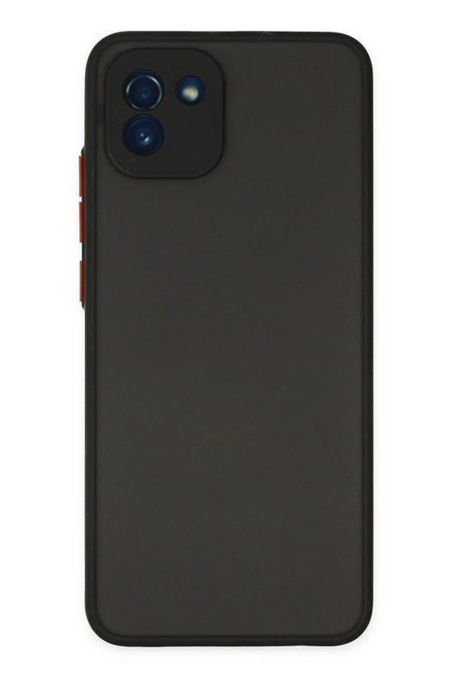 Newface Samsung Galaxy A03 Kılıf Montreal Silikon Kapak - Siyah