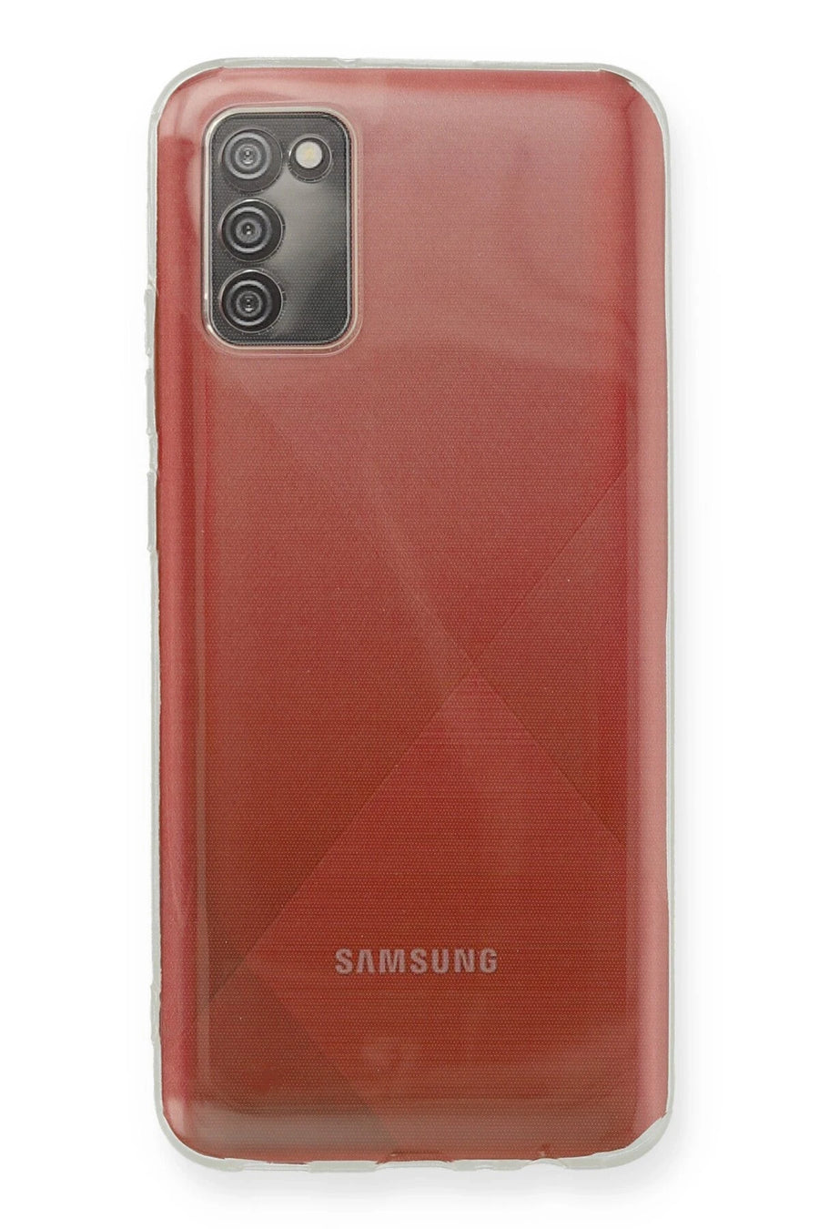 Newface Samsung Galaxy A03S Kılıf Deluxe 2mm Şeffaf Silikon