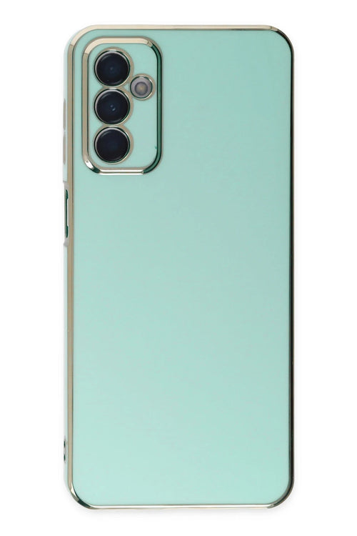 Newface Samsung Galaxy A04S Kılıf Volet Silikon - Açık Yeşil
