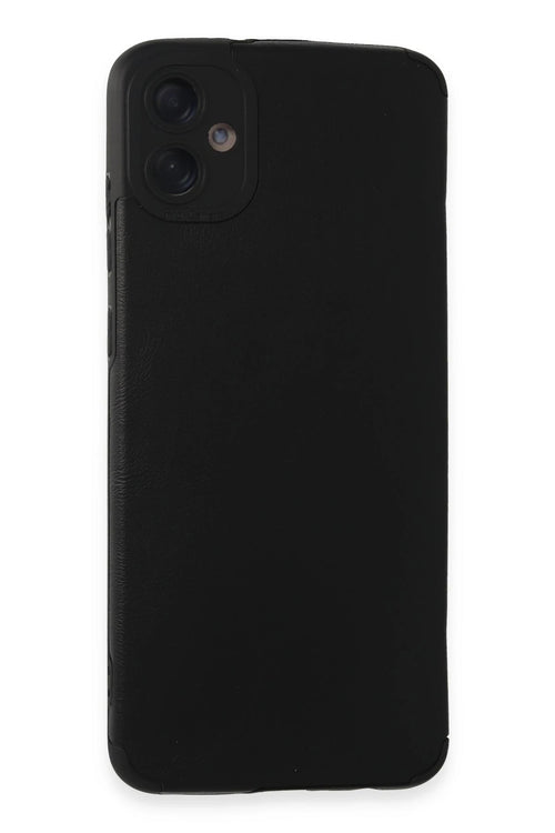 Newface Samsung Galaxy A05 Kılıf Loop Deri Silikon - Siyah
