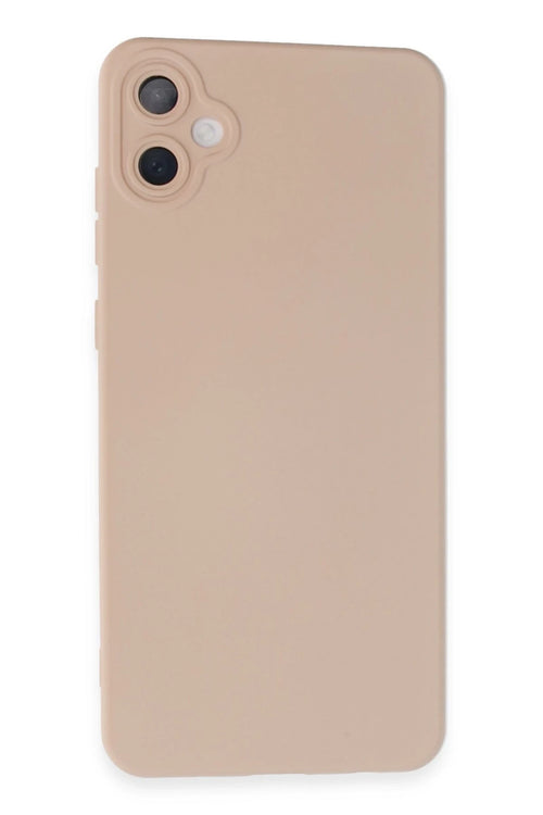 Newface Samsung Galaxy A05 Kılıf Nano içi Kadife Silikon - Pudra
