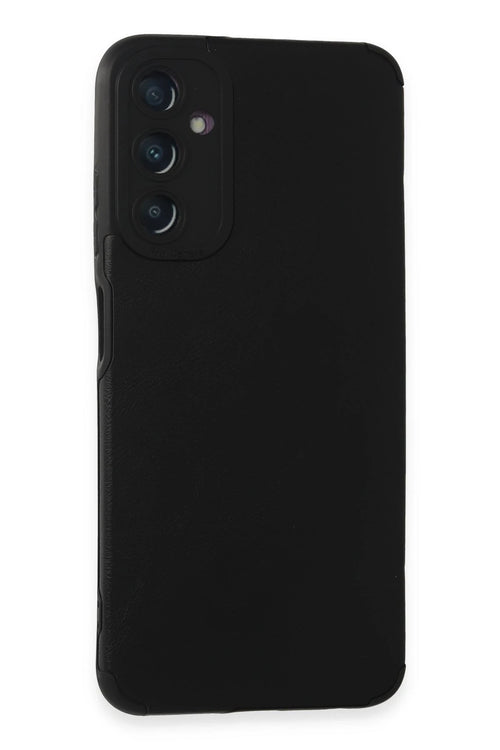 Newface Samsung Galaxy A05S Kılıf Loop Deri Silikon - Siyah