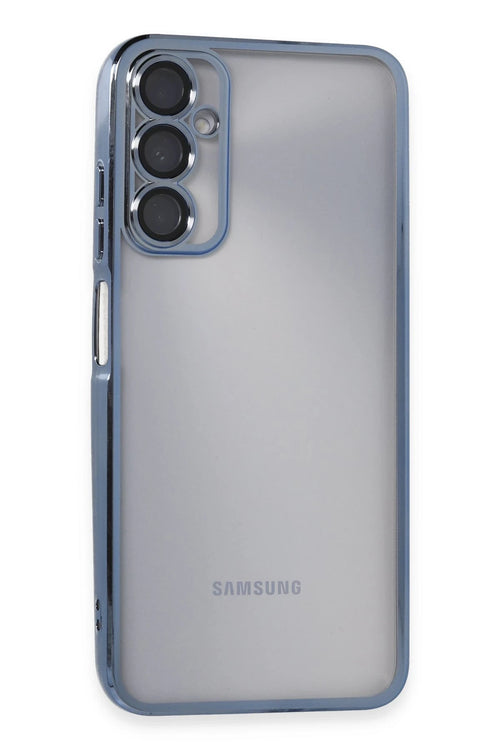 Newface Samsung Galaxy A05S Kılıf Razer Lensli Silikon - Açık Mavi
