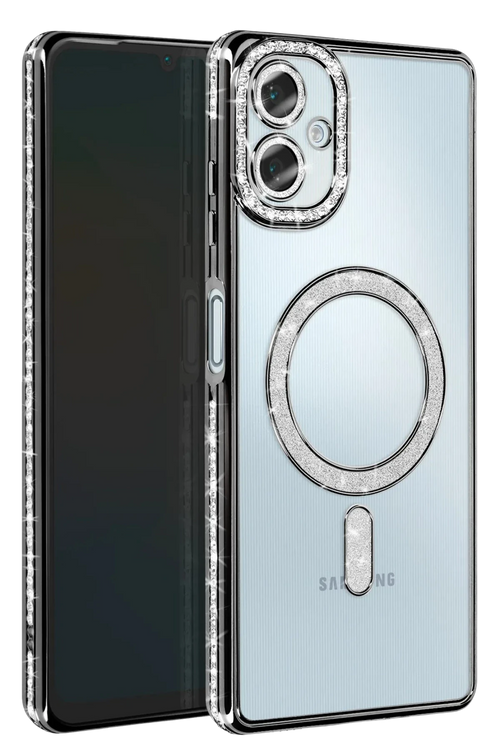 Newface Samsung Galaxy A06 Joke Simli Magneticsafe Kılıf - Siyah