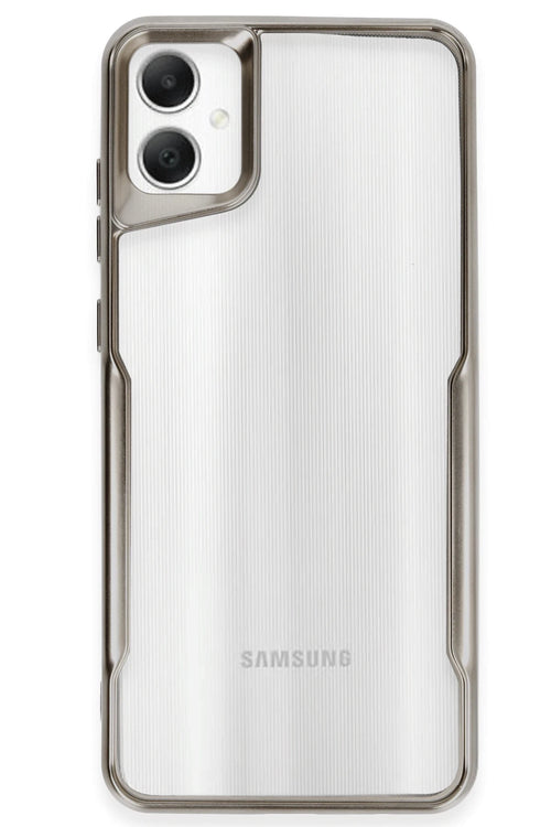 Newface Samsung Galaxy A06 Kılıf Boyi Silikon Kapak - Titan Gri