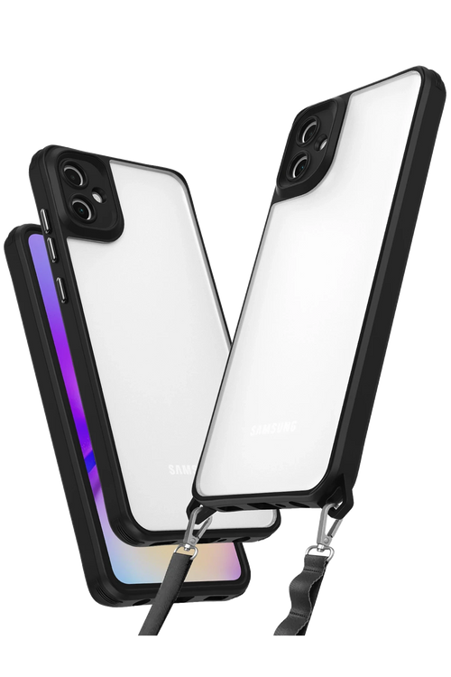 Newface Samsung Galaxy A06 Kılıf Penta Silikon Kılıf - Siyah