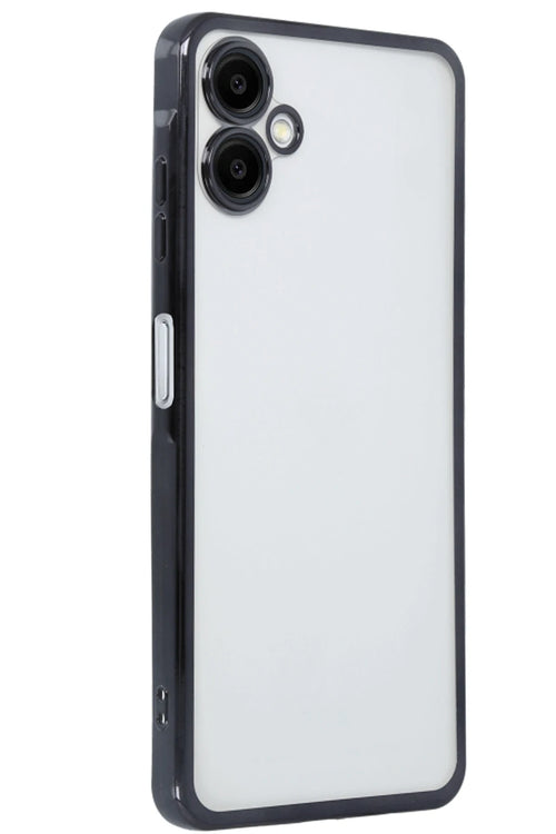 Newface Samsung Galaxy A06 Kılıf Razer Lensli Silikon - Siyah