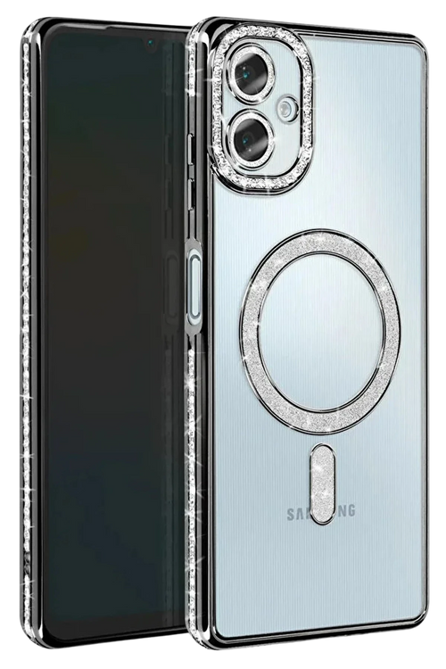 Newface Samsung Galaxy A07 4G Joke Simli Magneticsafe Kılıf - Siyah