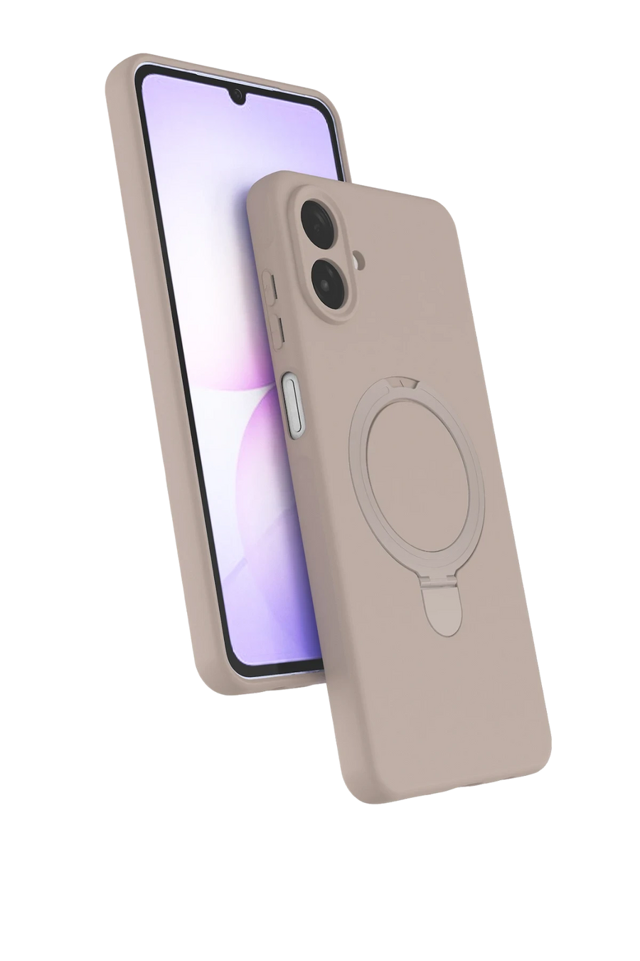 Newface Samsung Galaxy A07 4G Regal Magsafe Standlı Kapak - Çöl Titanyum