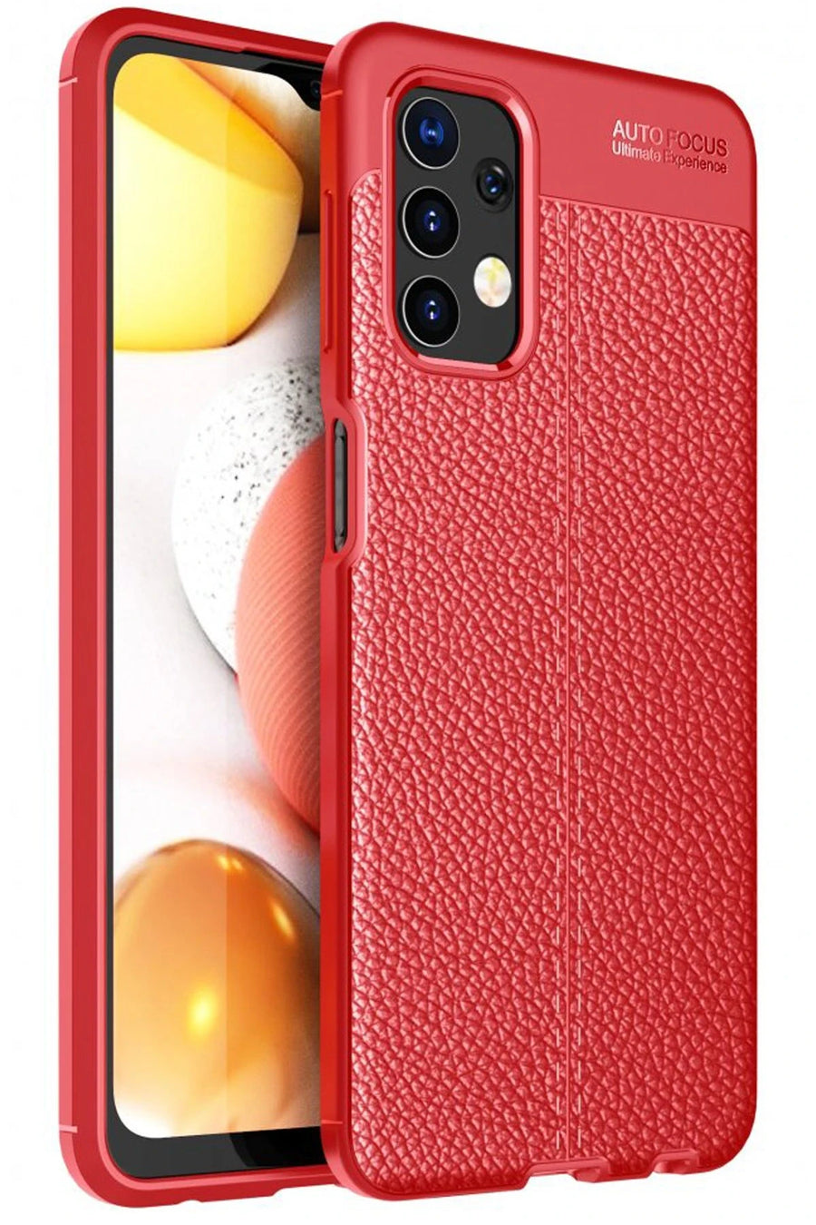 Newface Samsung Galaxy A13 4G Kılıf Auto Focus Kapak - Kırmızı
