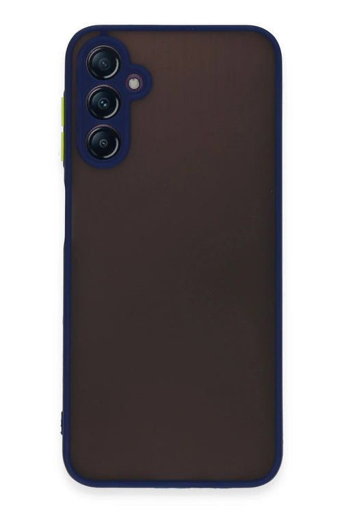 Newface Samsung Galaxy A14 4G Kılıf Montreal Silikon Kapak - Lacivert