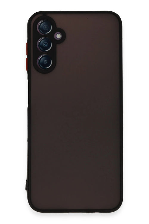 Newface Samsung Galaxy A14 4G Kılıf Montreal Silikon Kapak - Siyah