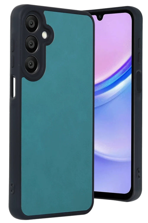 Newface Samsung Galaxy A15 4G Kılıf Aras Deri Kapak - Açık Yeşil