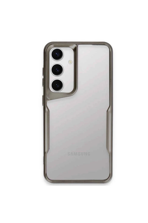 Newface Samsung Galaxy A15 4G Kılıf Boyi Silikon Kapak - Titan Gri