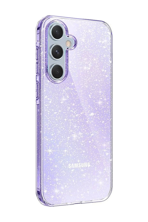Newface Samsung Galaxy A15 4G Kılıf Glow Kapak - Mor