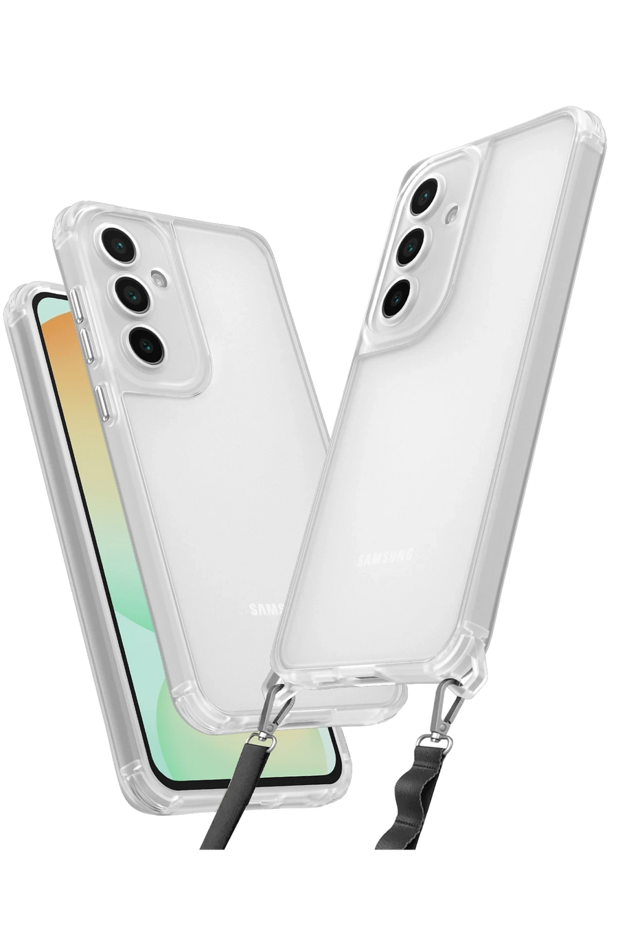 Newface Samsung Galaxy A15 4G Kılıf Penta Silikon Kılıf - Şeffaf