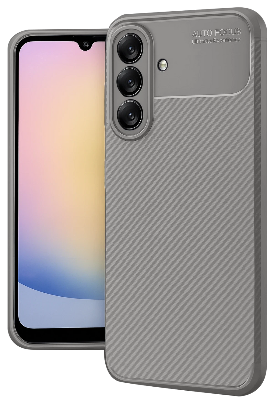Newface Samsung Galaxy A17 5G Auto Focus Karbon Kapak - Gri