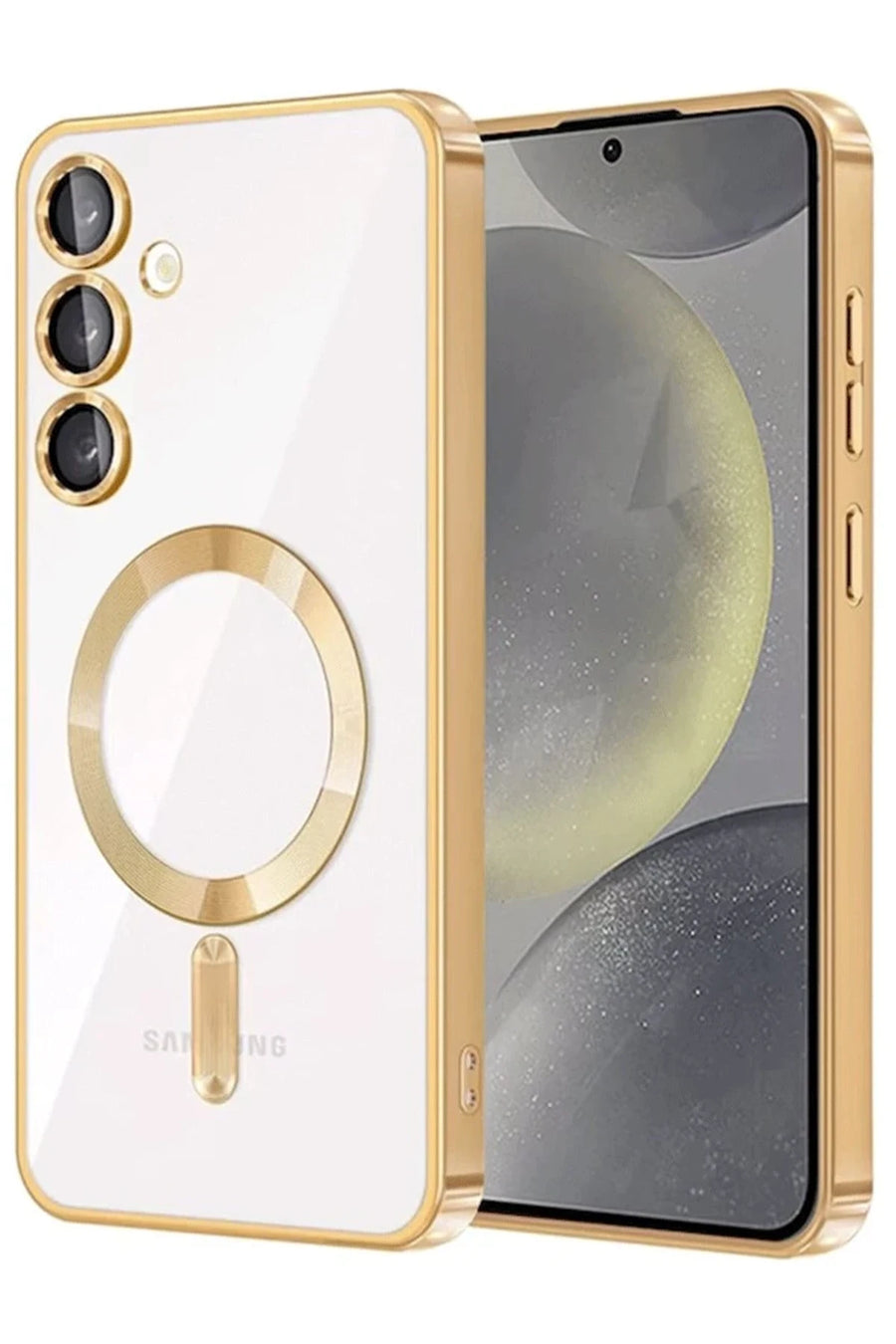 Newface Samsung Galaxy A17 5G Kross Magneticsafe Kapak - Gold