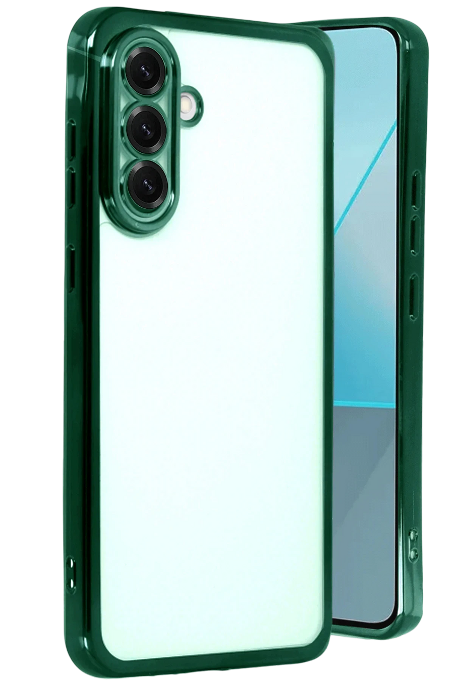 Newface Samsung Galaxy A17 5G Razer Lensli Silikon - Yeşil