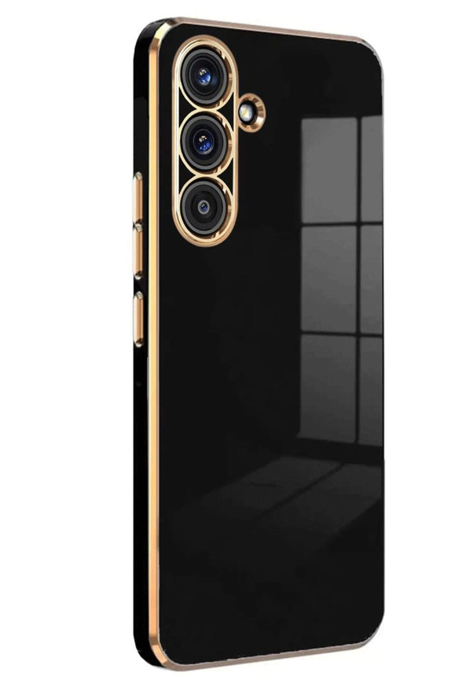 Newface Samsung Galaxy A24 4G Kılıf Volet Silikon - Siyah