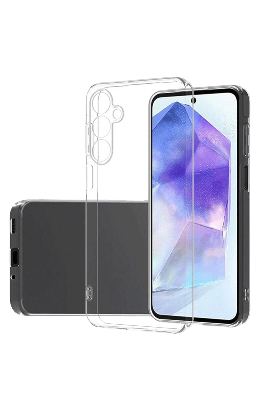 Newface Samsung Galaxy A26 Kılıf Lüx Şeffaf Silikon