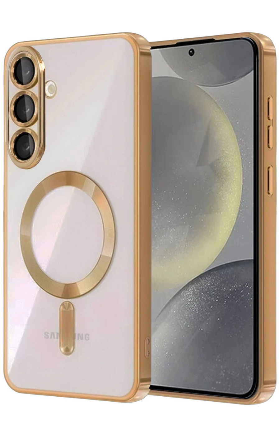 Newface Samsung Galaxy A27 5G Kross Magneticsafe Kapak - Çöl Titanyum
