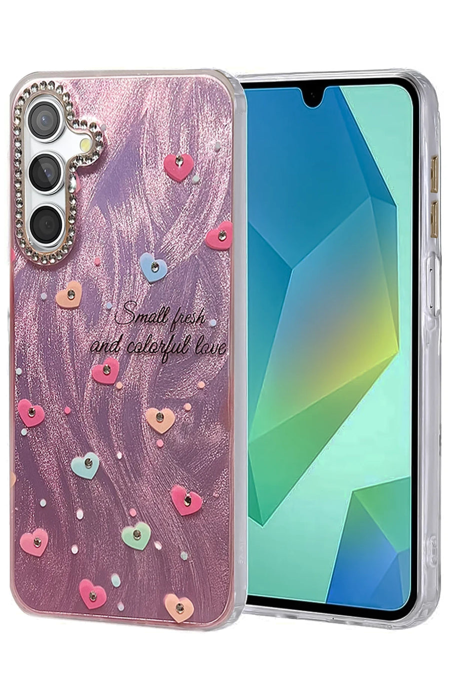 Newface Samsung Galaxy A54 5G Kılıf Blade Aynalı Desenli Kapak - Desen 8