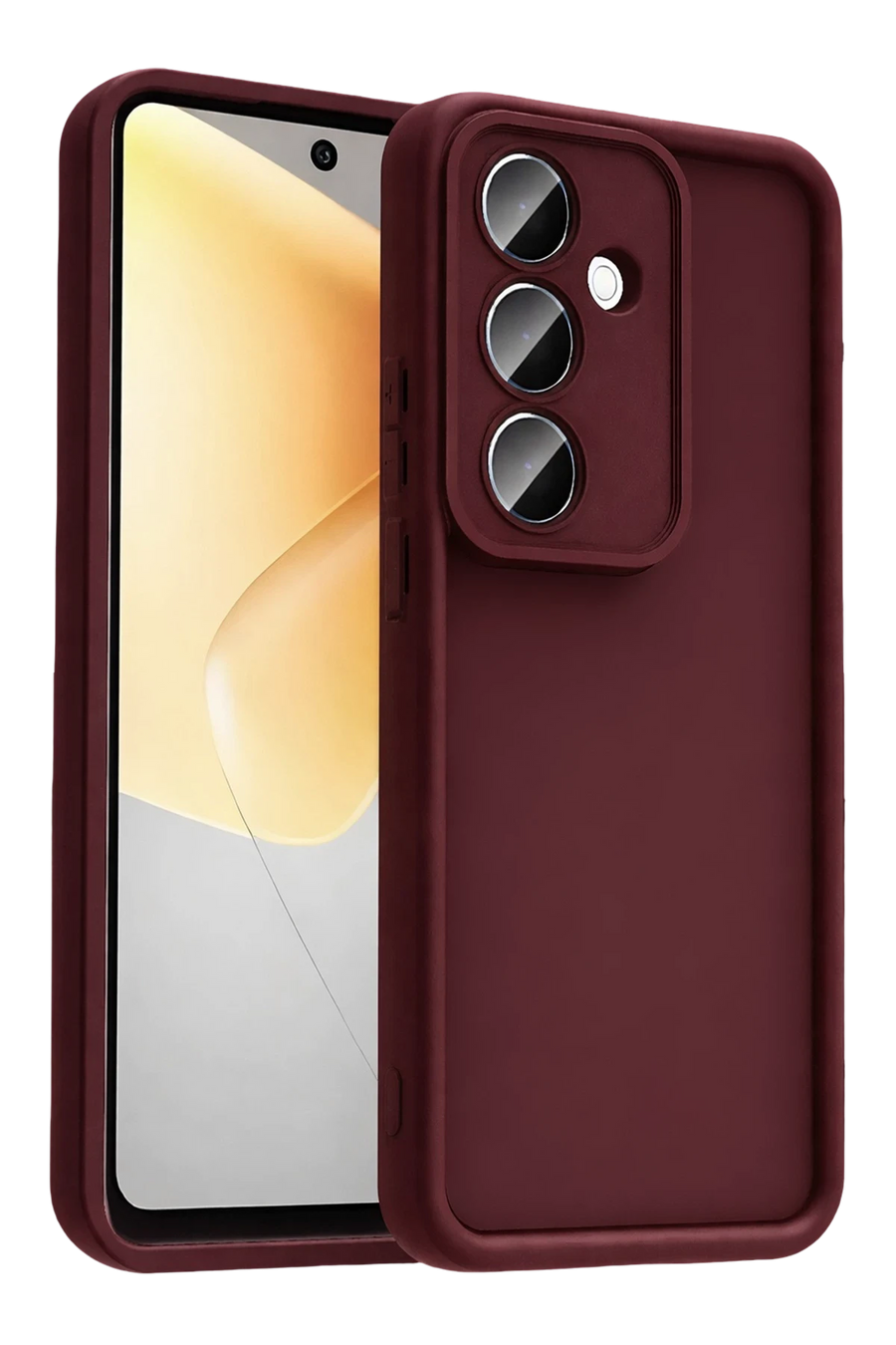 Newface Samsung Galaxy A57 5G Viera Silikon - Bordo