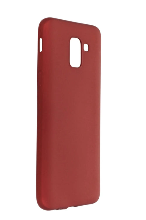 Newface Samsung Galaxy J6 Kılıf First Silikon - Bordo