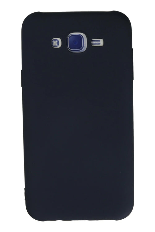 Newface Samsung Galaxy J7 Kılıf Nano içi Kadife Silikon - Lacivert